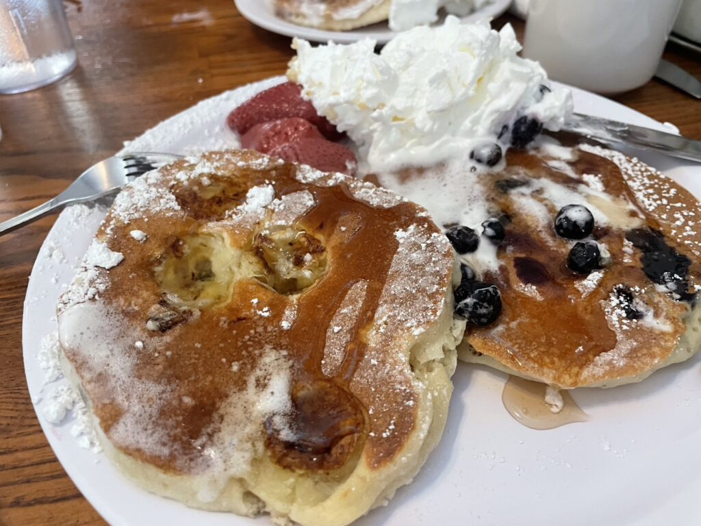 エッグスンシングスのパンケーキ